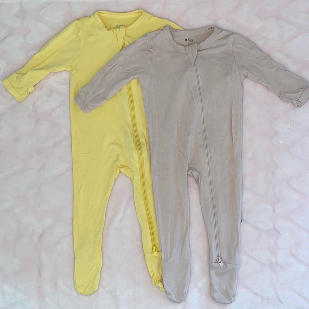 Kyte baby zippered long sleeve footies